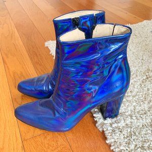 LaDuca - Blue Iridescent Booties